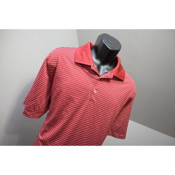 Nike Golf Polo Dri Fit Tour Performance Striped Short Sleeve Athletic Mens XL - Picture 4 of 8